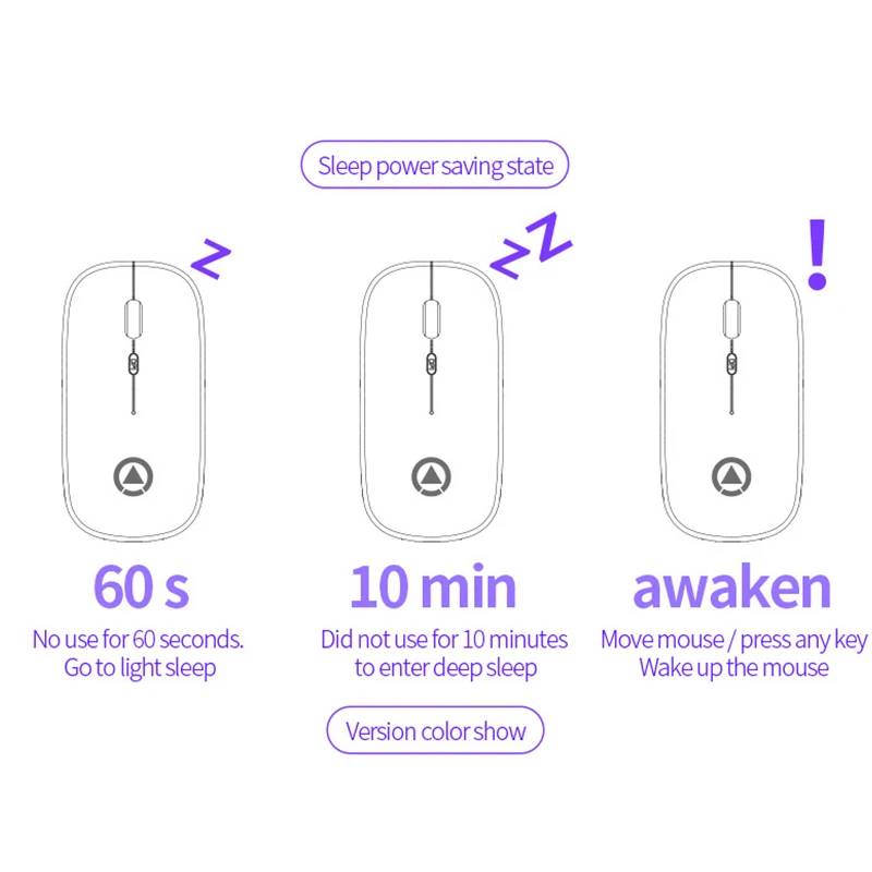 Uالتايلاندية DB60 بطارية لاسلكية إصدار الماوس كتم قابل للتعديل DPI1600 الماوس النوم الذكي 2.4gHz بطارية طويلة الحياة الماوس