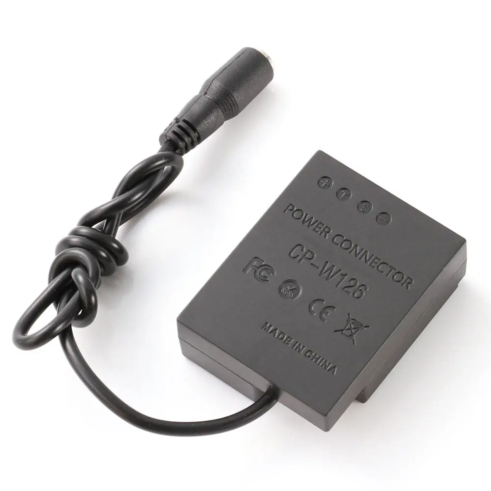 FOTGA Adaptador de Alimentação CA Substituição AC-9V + CP-W126 DC Acoplador Kit de Bateria Manequim para Fujifilm X-H1 X-Pro3 X-Pro2 X-Pro1 X-T3 X-T2