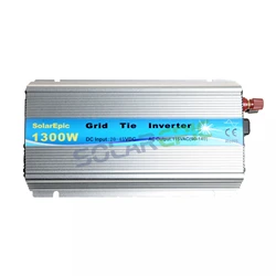 1300W Grid Tie Inverter DC18V/24V/36V to AC110V/220V MPPT Pure Sine Wave Inverter Use For Solar Panel 1300W Solar Inverter