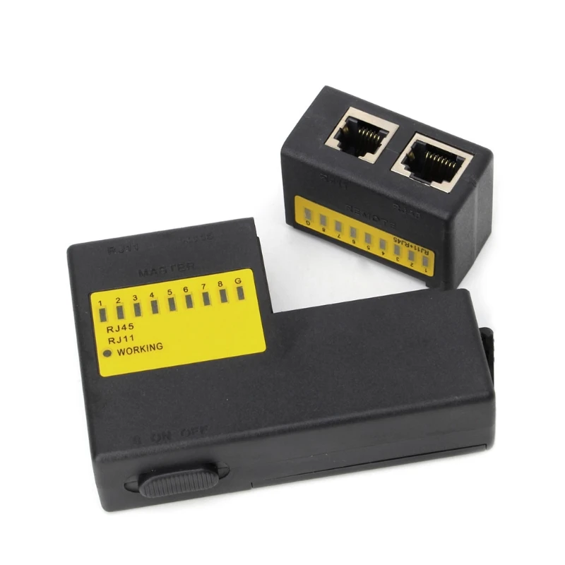 Суперминиатюрный сетевой кабель LAN Cat5 RJ11 RJ45, тестер, Прямая поставка