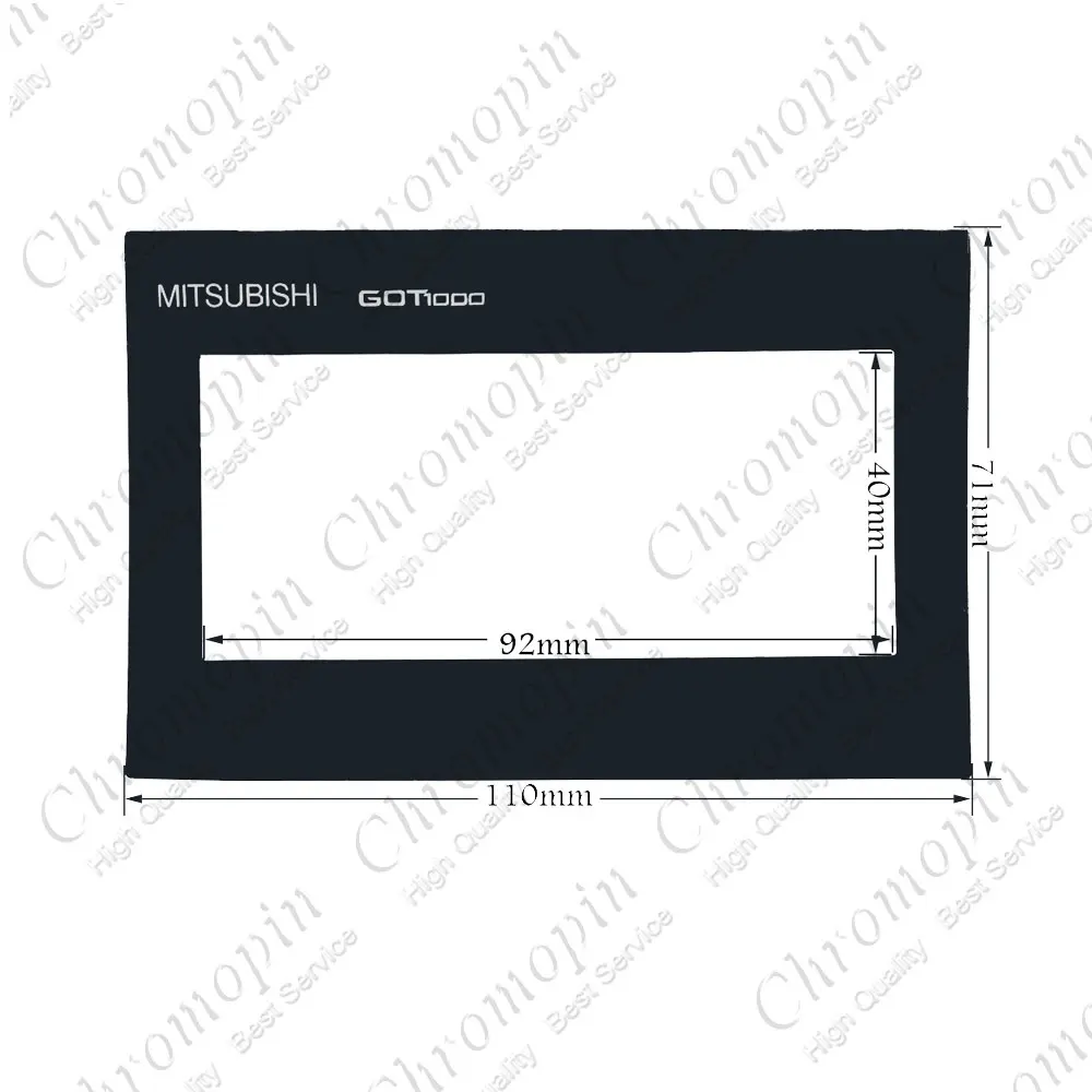 Imagem -03 - Tela Sensível ao Toque para Mitsubishi Gt1020-lbd Gt1020-lbl-c Hmi com Película Protetora Digitalizado 365 Dias de Garantia para o Painel de Vidro