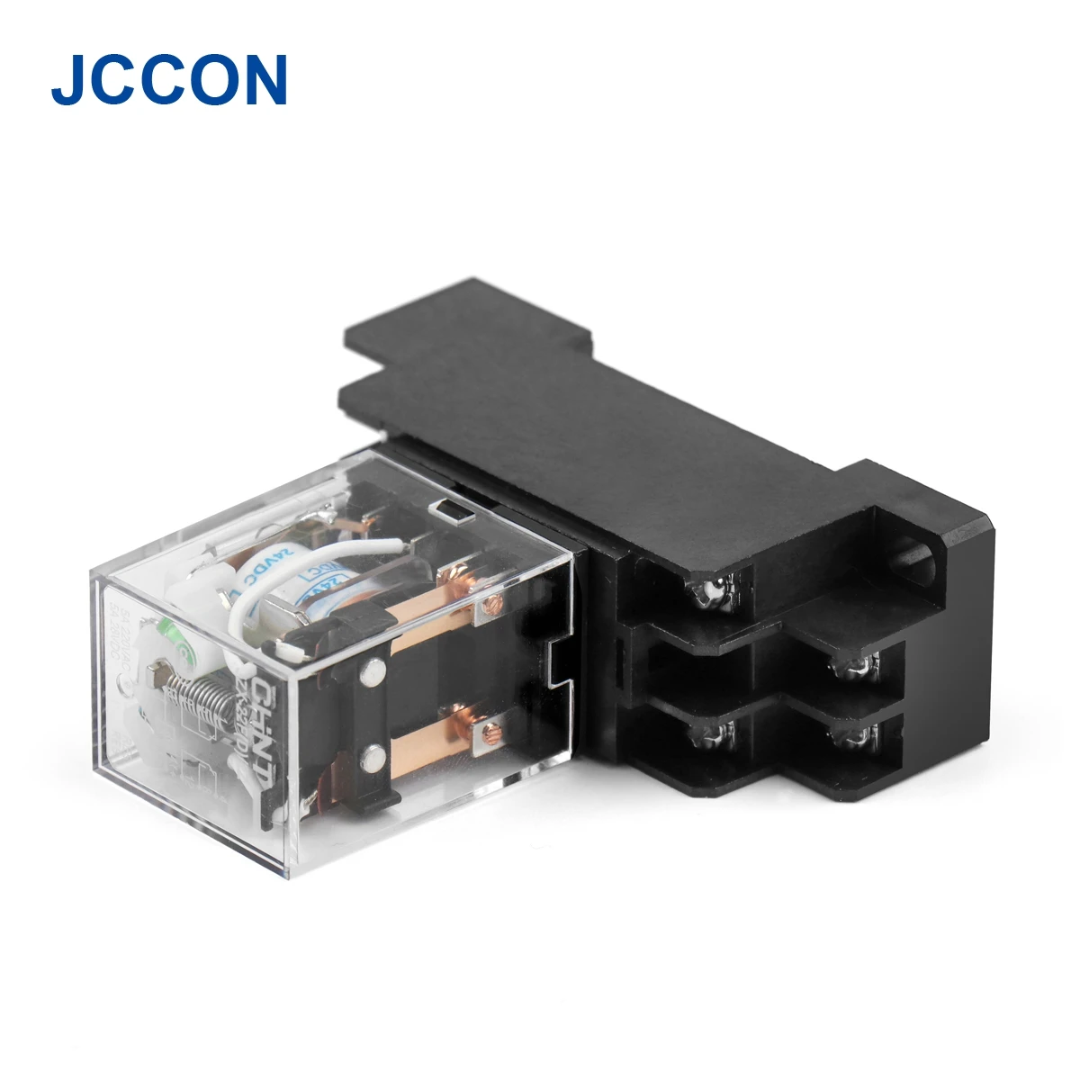 1Pcs JZX-22F HH52P Electronic Micro Mini Electromagnetic Relay 8PIN Coil DPDT 5A With Socket Base DC24V AC220V AC24V DC220V