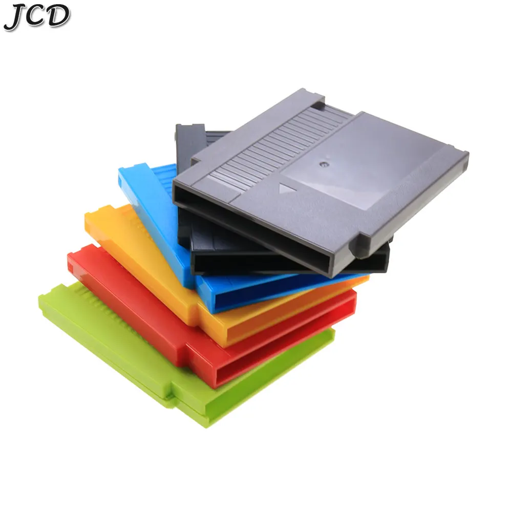 JCD 60Pin To 72 Pin Game Card Shell Game Cartridge Replacement Shell For NES Hard Cover Plastic Case with 3 Screws