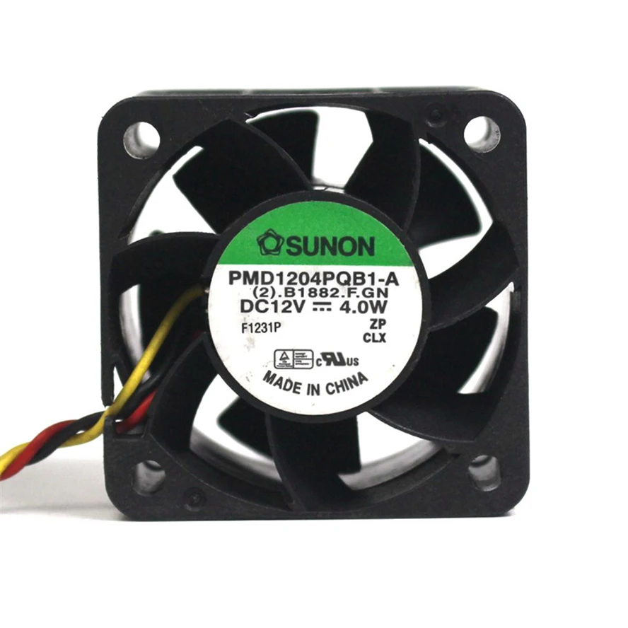 Sunon 4028 40x40x28mm 40mm Server Fan Dual Ball Bearing PMD1204PQB1-A 12V 4.0W Cooling Fan 3PIN