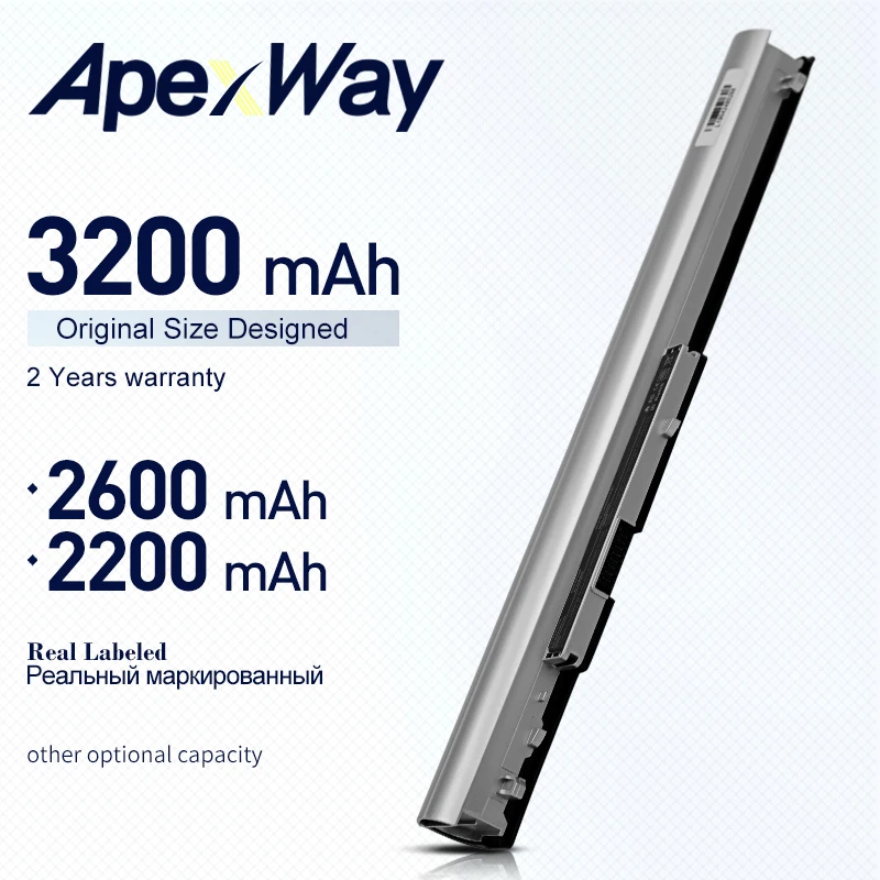 ApexWay LA04 Battery for HP Pavilion TouchSmart 14 15 248 340 350 15-B119TX B003TX B004TX LA04041 LA04041DF F3B96AA TPN-Q132