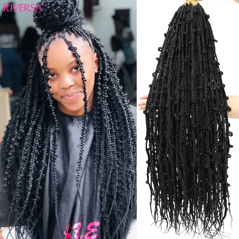 30 inch Butterfly Locs Crochet Braids Hair Jungle Butterfly Braids Goddess Crochet Hair Box Braids Hair tresses for Black Women