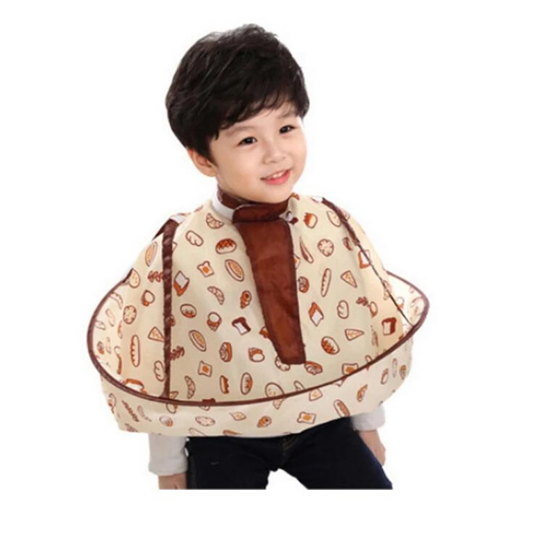 New Professional Kids Hairdresser Hairdressing Hair Cutting Gown Barber Children\'s Cape apron cloak cartoon baby Cloth Barber Sa