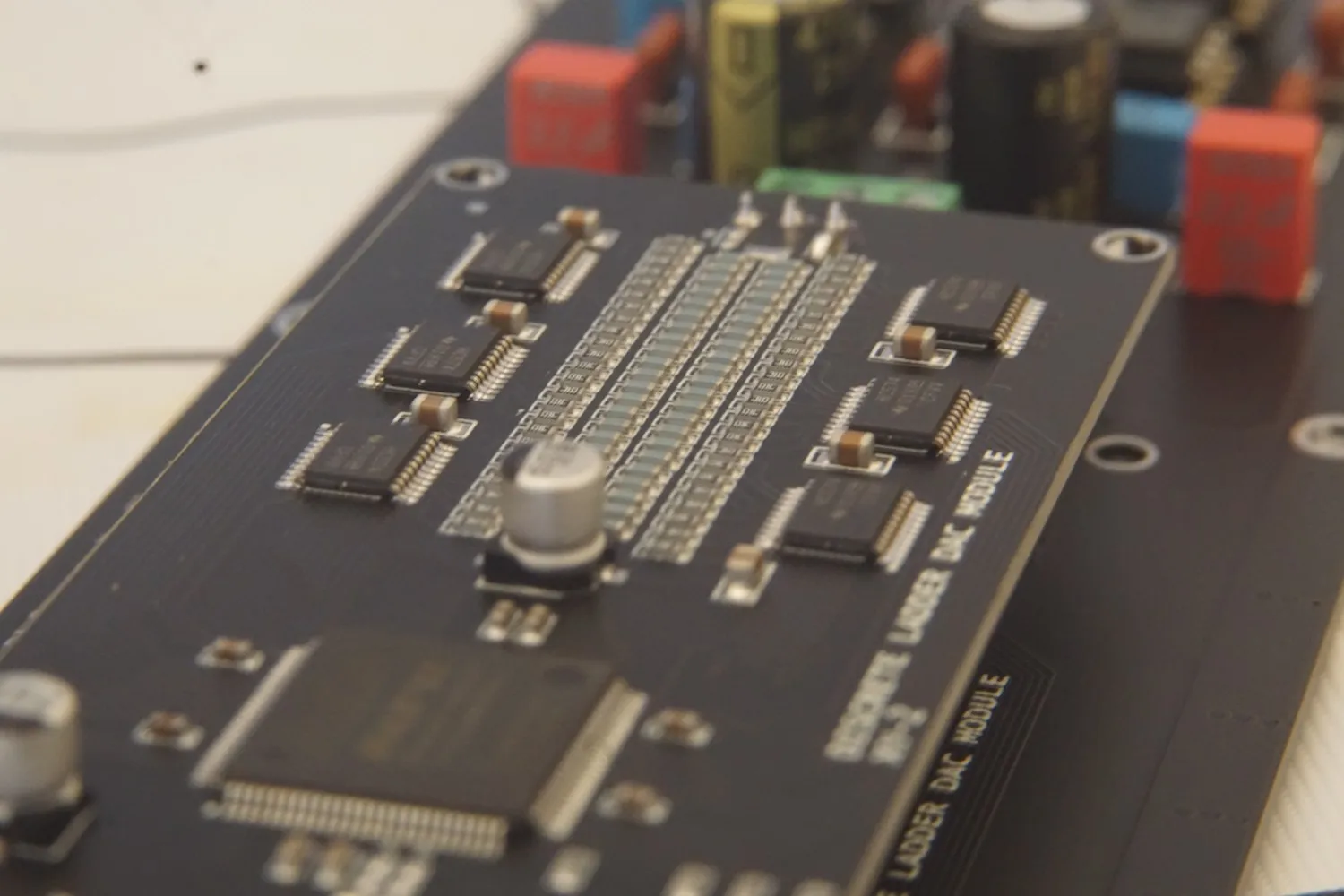 HIFI R2R discrete resistor ladder complementary decoding DAC decoder board supports PCM24 bits 384khz