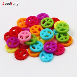 50PCS Acrylic Round Beads Mixing Color For DIY Fashion Bracelet Necklace Making Diy Accessories Spacer Beads 15MM