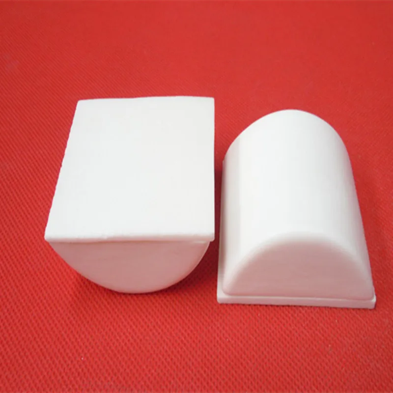 99.3% alumina crucible / 60x54x24mm/ with lid Semicircle  corundum crucible / Al2O3 ceramic crucible