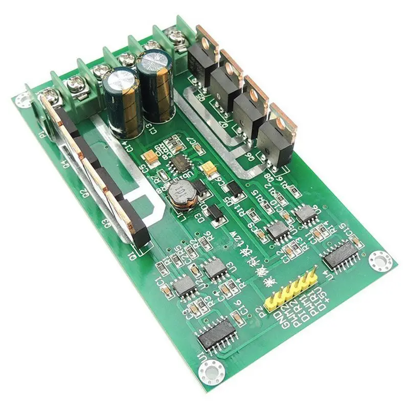 H-Bridge DC Dual Motor Driver PWM Module DC 3~36V 15A Peak 30A IRF3205 High Power Control Board for Arduino Robot Smart Car