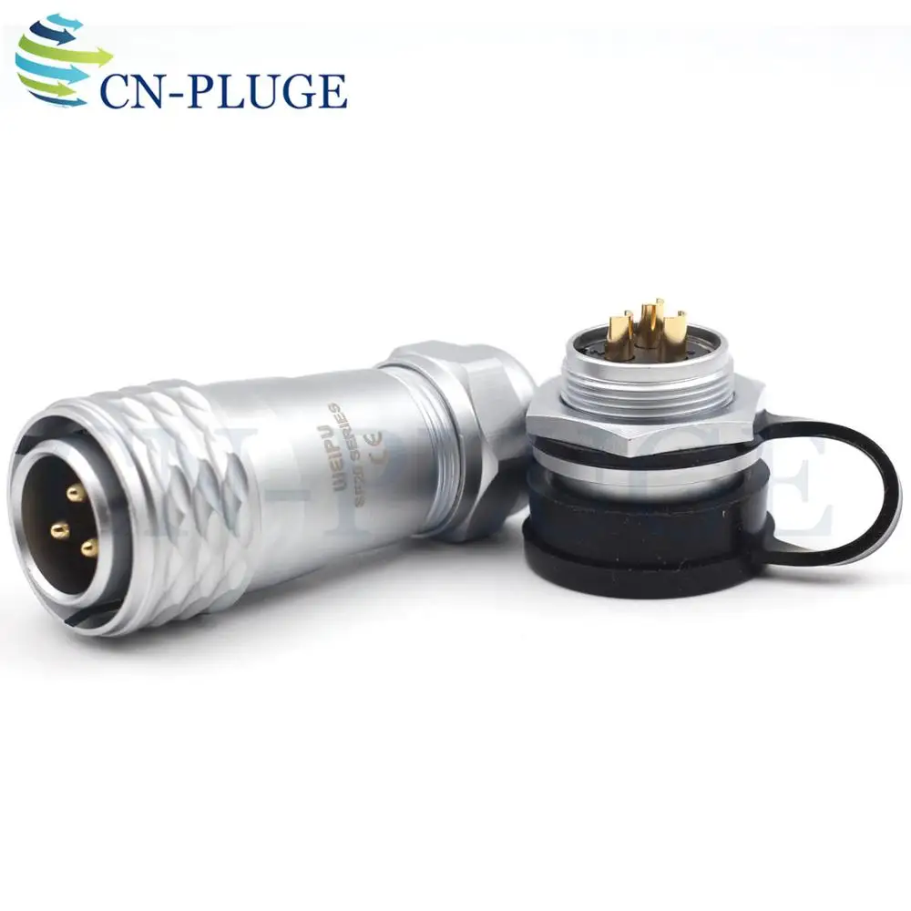 WEIPU SF20 Series 2 3 4 5 6 7 9 12 pin Waterproof Connector 20mm Panel mount Aviation Plug Connector Plug & Socket IP67