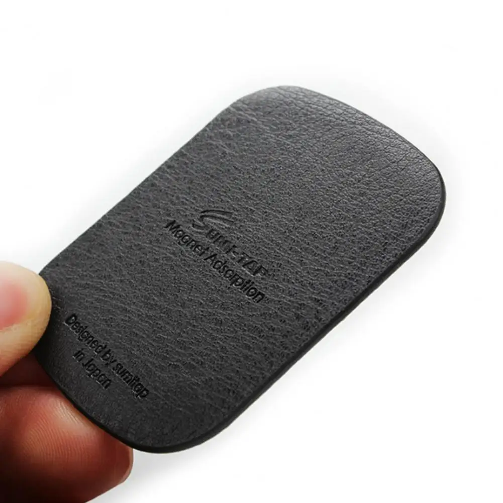 Кожаный смартфон, магнитная металлическая пластина, аксессуары для телефонов, железный лист, наклейка на диск, крепление для мобильного телефона, автомобильный держатель, магнитная подставка