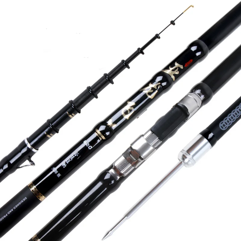 

Retractable Carbon Fishing Rod, Portable Rotating Fishing Rod, Ultra-Light and Hard Positioning, 19 Adjustable, 4.2 m-9m