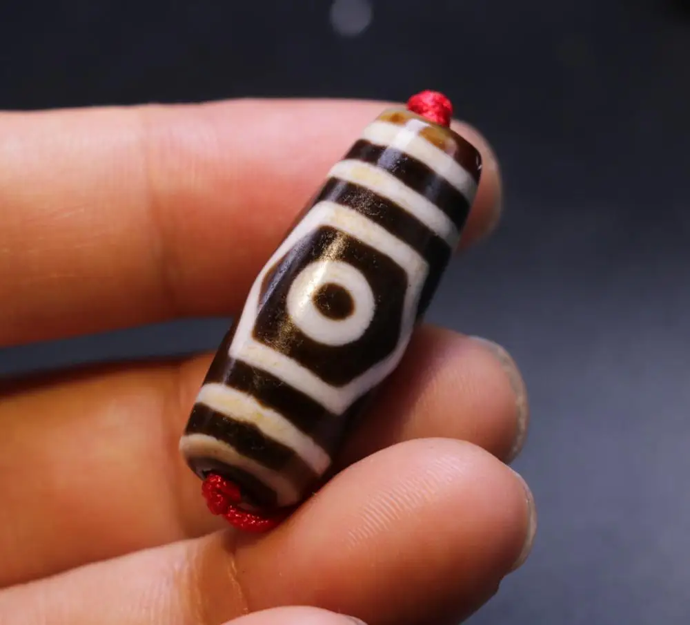 

Magic Power Tibetan Old Agate 3 Eye Big Wisdom dZi Bead Totem Fit For Making Bracelet LKbrother Sauces Top Qulality Garrentee