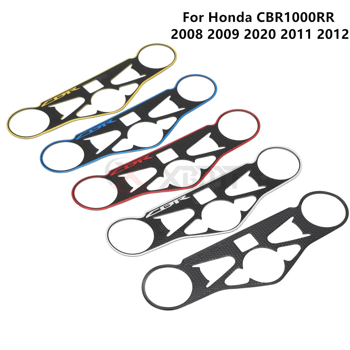 Motorcycle Waterproof Triple Tree Decal Top Clamp Upper Front End Protector Stickers For Honda CBR1000RR CBR 1000RR 2008-2012