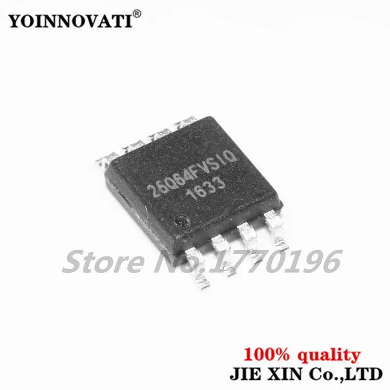 

100PCS W25Q64FVSSIQ W25Q64FVSIQ 25Q64FVSSIQ 25Q64FVSIQ 25Q64 SOP8 SOP SMD