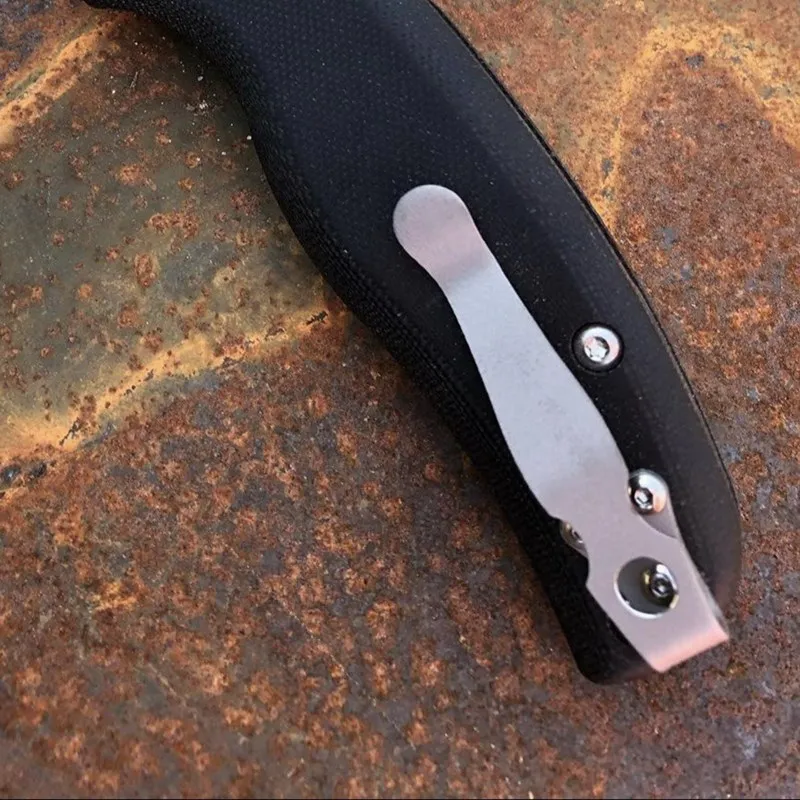 Outdoor Tool Portable Deep Carry Titanium Clip Knife Pocket Clip for Spyder Shaman C229 Knife Waist Clamp Back Clip DIY Accessor