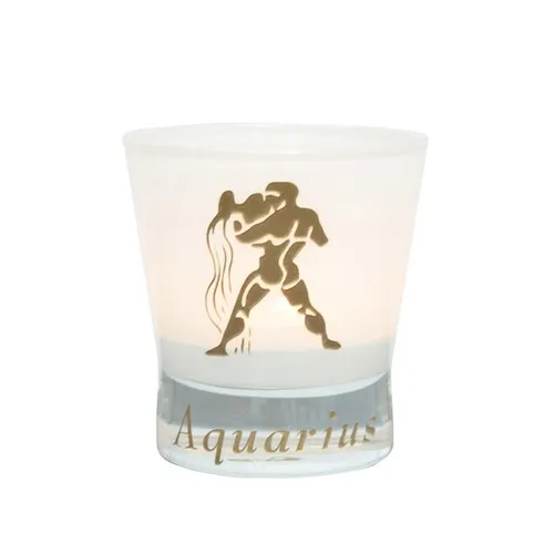 Arte Home Bucket White Horoscope Candle holder