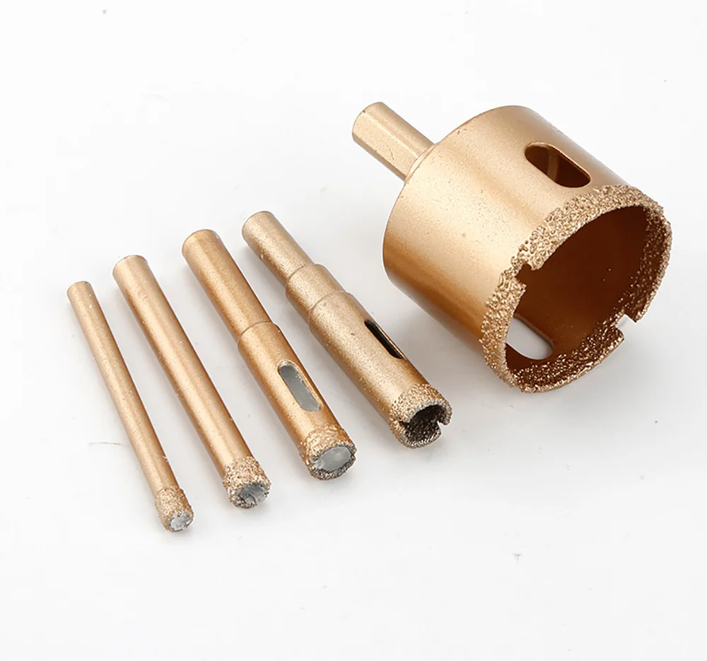 Electroplated carborundum brazing ceramics, glass, jade, marble, granite, vitrified brick, hole opener 6-65mm