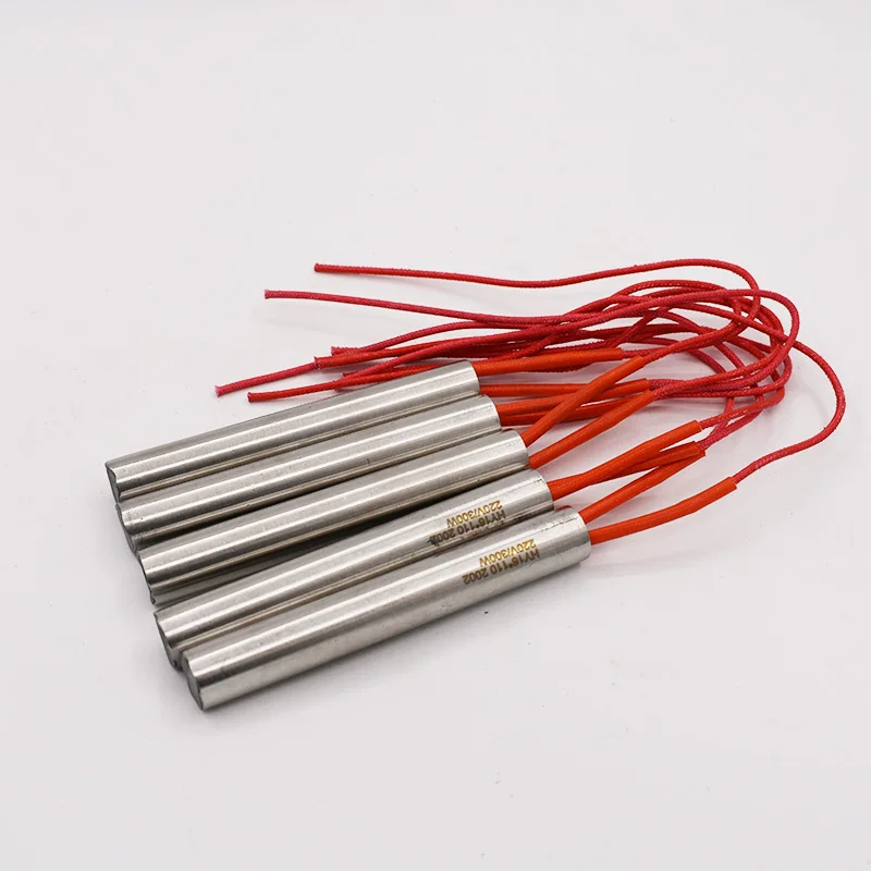 Imagem -04 - Cartucho Aquecedor mm Diâmetro do Tubo 24v 36v 110v 220v 380v 150w 220w Elemento Aquecedor Elétrico de Extremidade Única Aço Inoxidável 6x150 mm