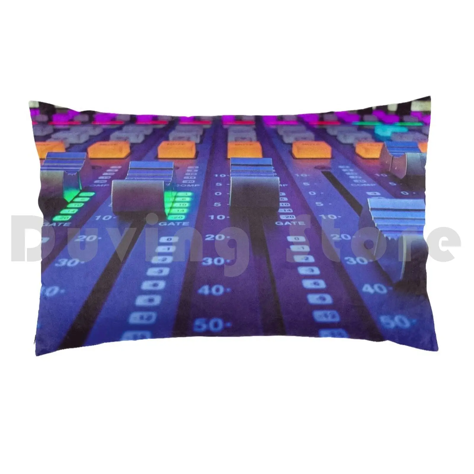 Mission Control Pillow Case DIY 50*70 Console Soundboard Fader Ssl Digico Avid Midas Roadie Tentigo