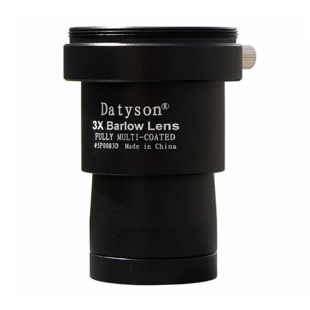 Datyson Astronomical Telescope Accessories 3X Extender with T2 Photography Thread 1.25 Inches