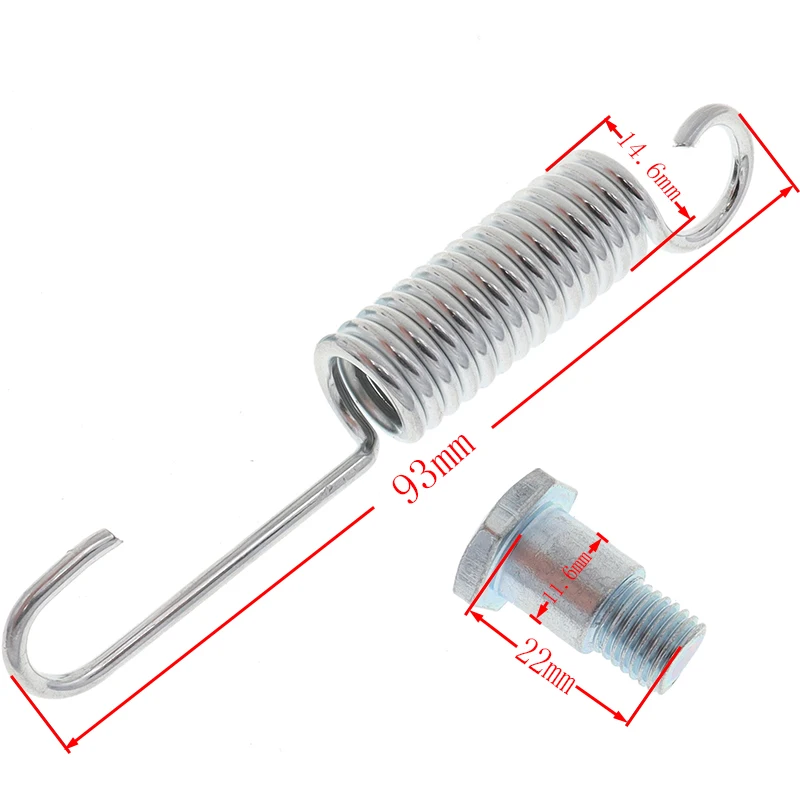 Motorcycle Parts 90mm Kick Stand Return Spring Fits for CRF50 TTR Lifan YX SSR Dirt Pit Bike