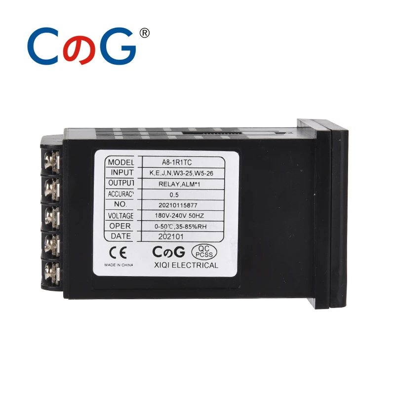 Termostato de salida Digital inteligente, controlador de temperatura PID eléctrico, Industrial, LED, CG A8-1, 48x48MM