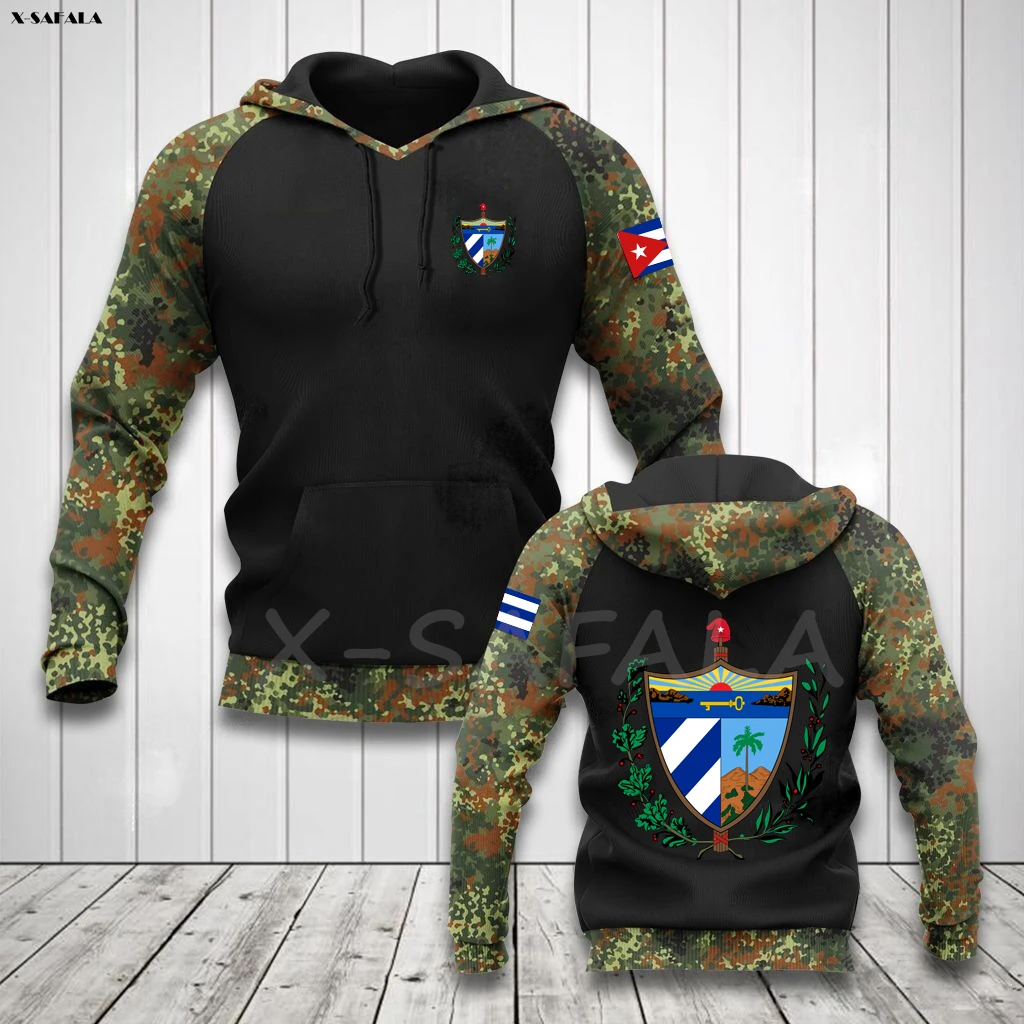 

Cuba Israel COAT OF ARMS CAMO Country Flag 3D Printed Man Female Zipper HOODIE Pullover Sweatshirt Hooded Jersey Tracksuits