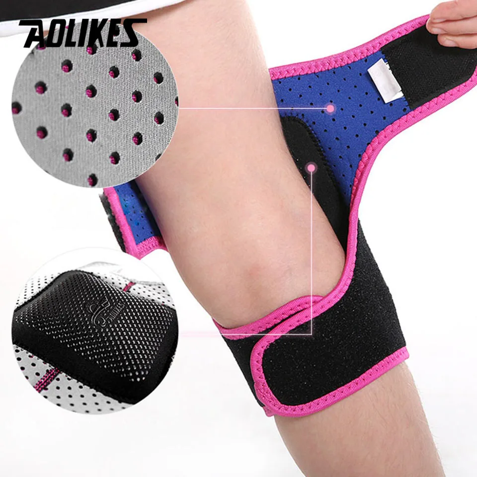 AOLIKES Children Sport Thicken Sponge Knee Pads Dance Ski Football Support Kneepad Gym Fitness Joint Protector Knee Sleeve Kid