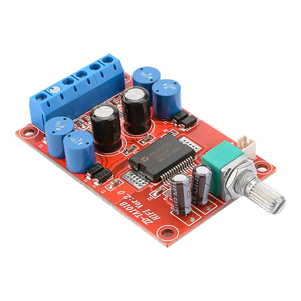 AIYIMA TA1101B Class T Hifi เครื่องขยายเสียง Board 10W + 10W Mini Amp สเตอริโอดิจิตอลเครื่องขยายเสียงลำโพงโฮมเธียเตอร์