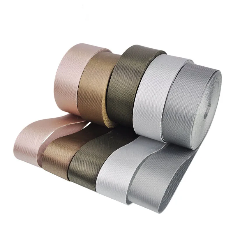 1.5"(38mm) 3meter High Quality Nylon Canvas Ribbon Belt Bag Webbing Nylon Webbing Knapsack Strapping Sewing Bag Belt Accessories