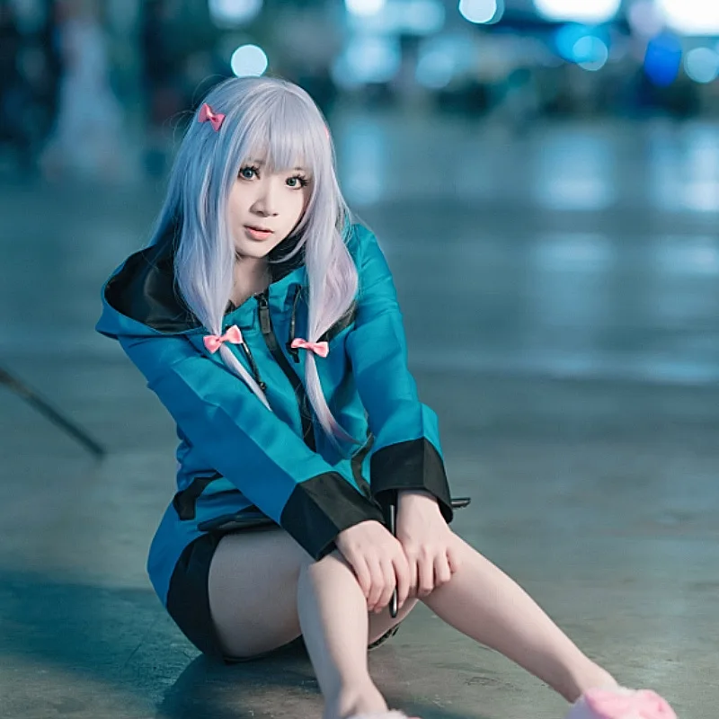 Cosplay Full Set Wig Clothing High Quality Eromanga Sensei Anime Cosplay Halloween Costume Women's Izumi Sagiri