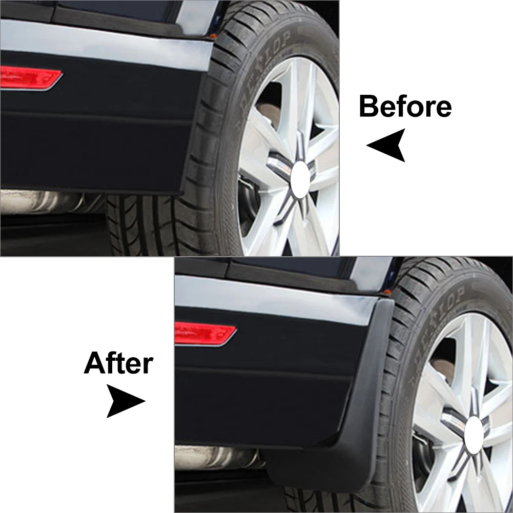 Car Black Mud Flaps Mudguards Splash Guards 4Pcs For VW Passat B7 Sedan Variant 2012 2013 2014 2015 North America Version Only