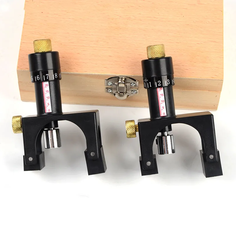 2Pcs /set Wood Planer Jointer Knife Setting Jig Planer Blade Woodworking Cutter Aligner Plastic with Magnet Material