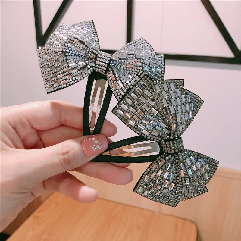 

Glittering Rhinestone Pearls Hairpins Headwear for Women Girls fashion Hair Clips Barrette Tools hair Accessories Hair Ornaments