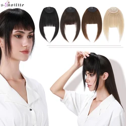 1 pz 14g frangia di capelli naturali per le donne frangia francese capelli umani frangia finta Clip nelle estensioni dei capelli Clip di capelli anteriore pulito parrucchino