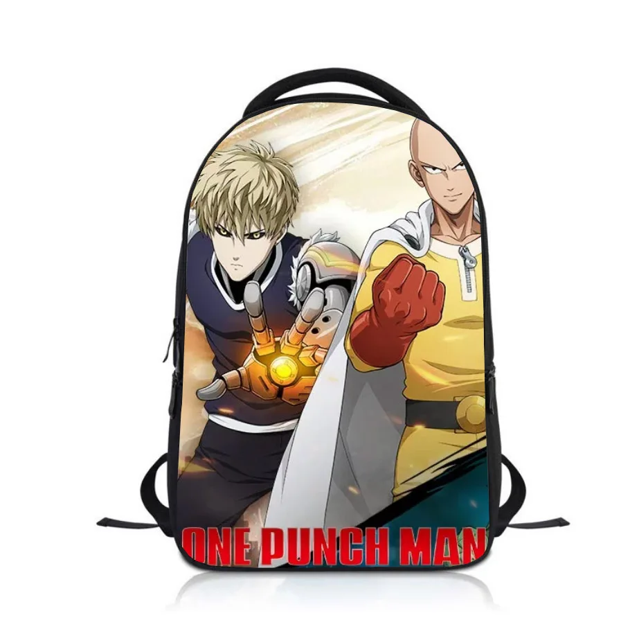 Anime ONE PUNCH-MANN Studenten Rucksack Schule Tasche Kinder Cartoon Rucksack Jungen Mädchen Rucksack Bookbag Kinder Satchel
