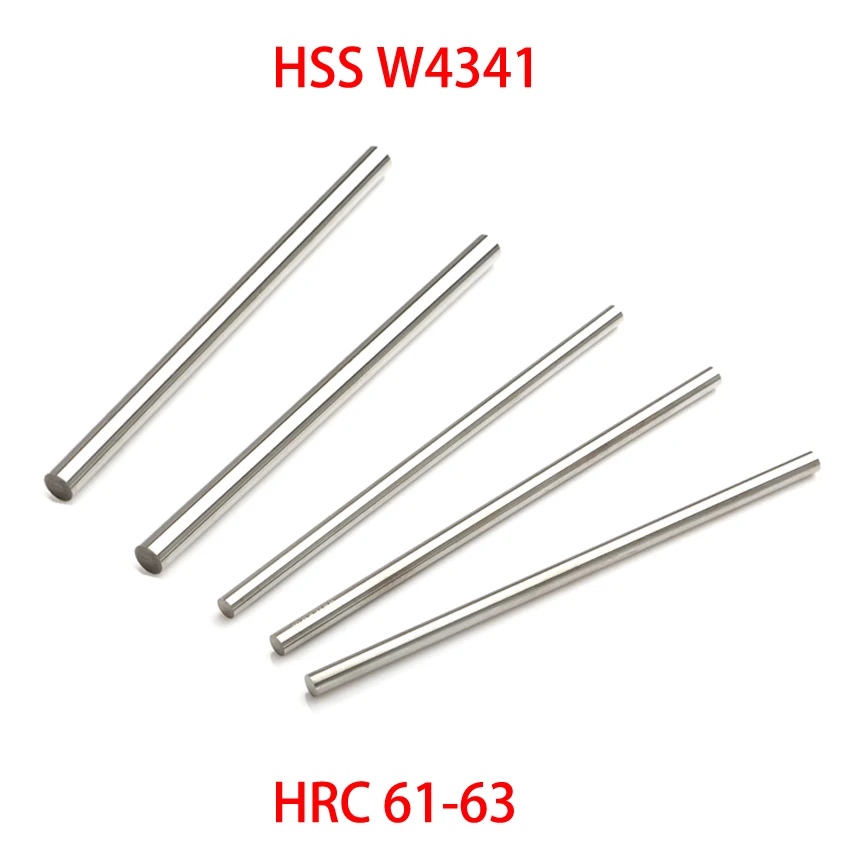 0.7mm 0.75mm 0.8mm OD 100mm Length HSS W4341 HRC61-63 Jobber Drill Bit Boring Out Round CNC Cutting Turning Lathe Tool Bar Rod