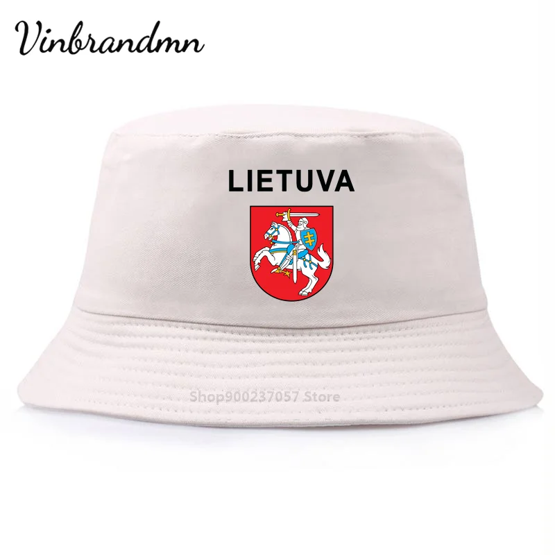 LITHUANIA hat diy free custom name number ltu cap nation flag lt lietuva lietuvos lithuanian country print fashion bucket hat