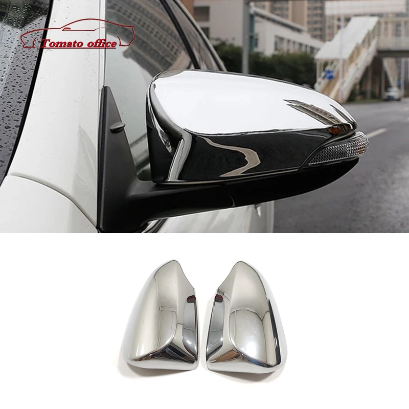 For Toyota Aqua 2014 2015 2016 17 18 2019 Accessories ABS Carbon fiber Car Side Door Rear View Mirror Covers Trim Styling 2 PCS