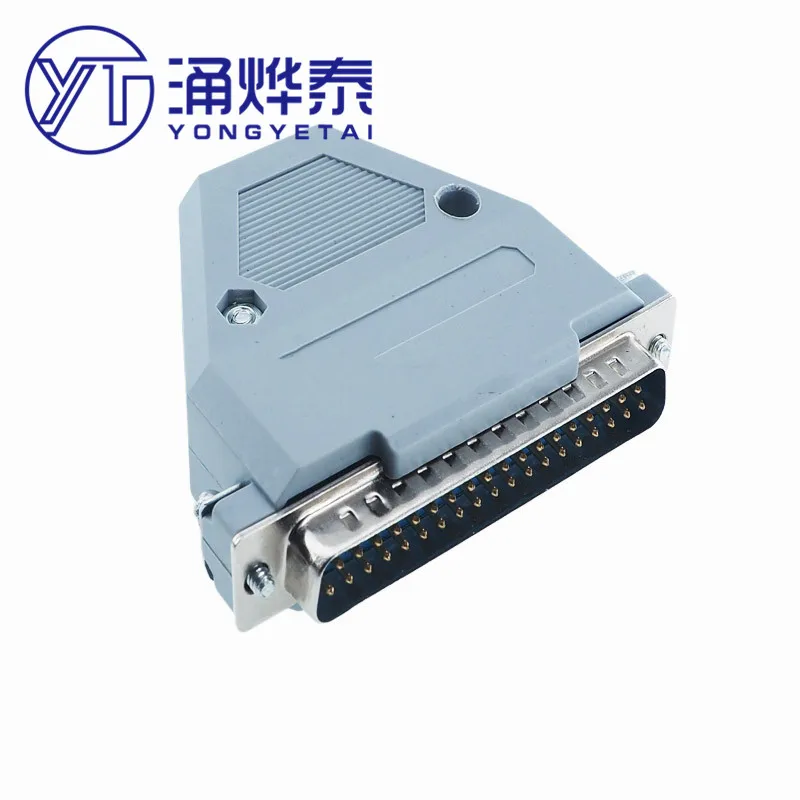 Yyt 2Set Seriële Plastic Shell Db9 Db15 Db25 Db26 Db37 Dubbele Rij Lasdraad Socket Pin Schild 232