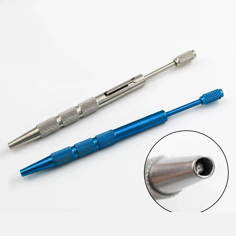 Hair transplant instrument Hair implant knife handle stainless steel titanium alloy gemstone