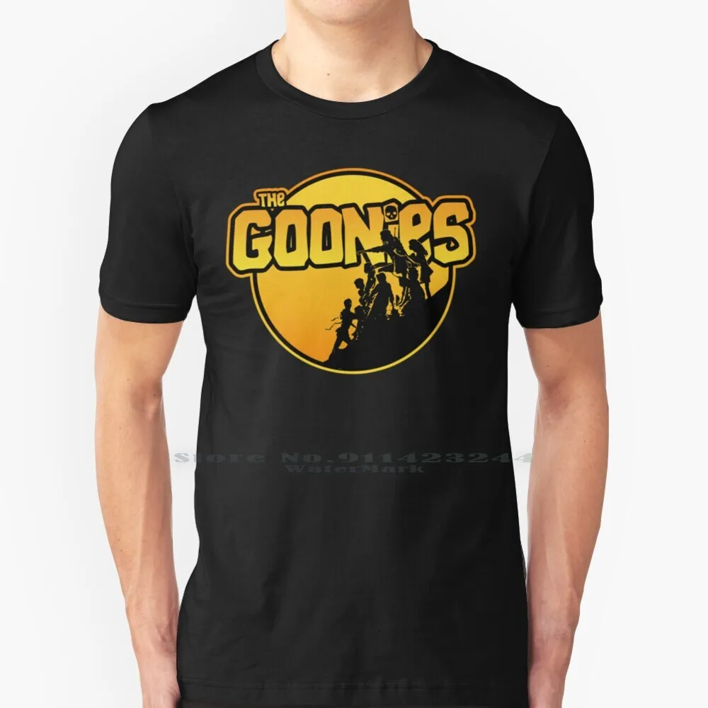 The Goonies-Ver 1 100% Cotton T Shirt The Goonies Mikey Sloth Data Mouth Brand Andy Seth Never Say Die Fratelli Astoria Oregon