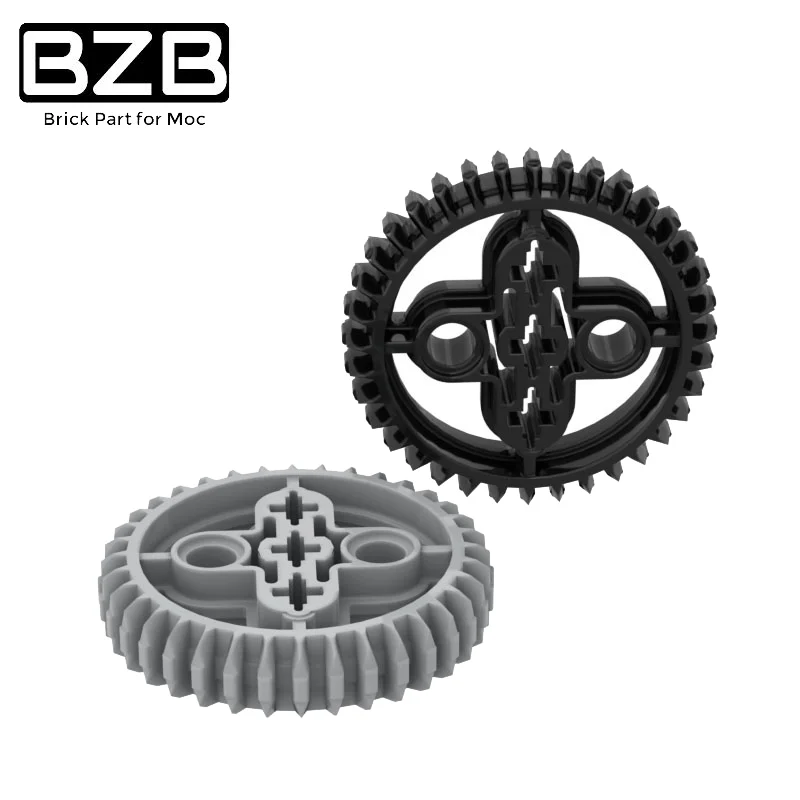 

BZB MOC 32498 36 Tooth Gear Outer Diameter 37.3 High-tech Building Block Model Kids DIY Toys Technical Brick Parts Best Gifts