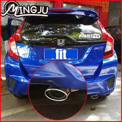 Stainless Steel Car Muffler End Pipe Exhaust Tips for Honda Fit JAZZ 2011 2012 2013 2014 2015 2016 2017 2018 2019 Accessories