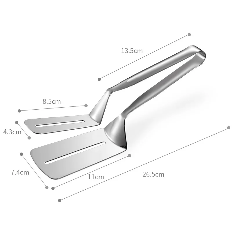 Stainless Steel Food Tongs Barbecue Clip Frying Steak Fried Bread Egg Fried Fish Non-Stick Grill Tongs BBQ Kitchen Accessories