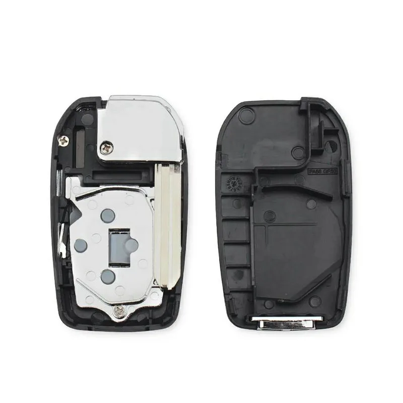 Funda de llave remota plegable para Toyota Camry, Reiz, Vois, RAV4, 3 + 1 botones con hoja de llavero TOY43, nuevo estilo