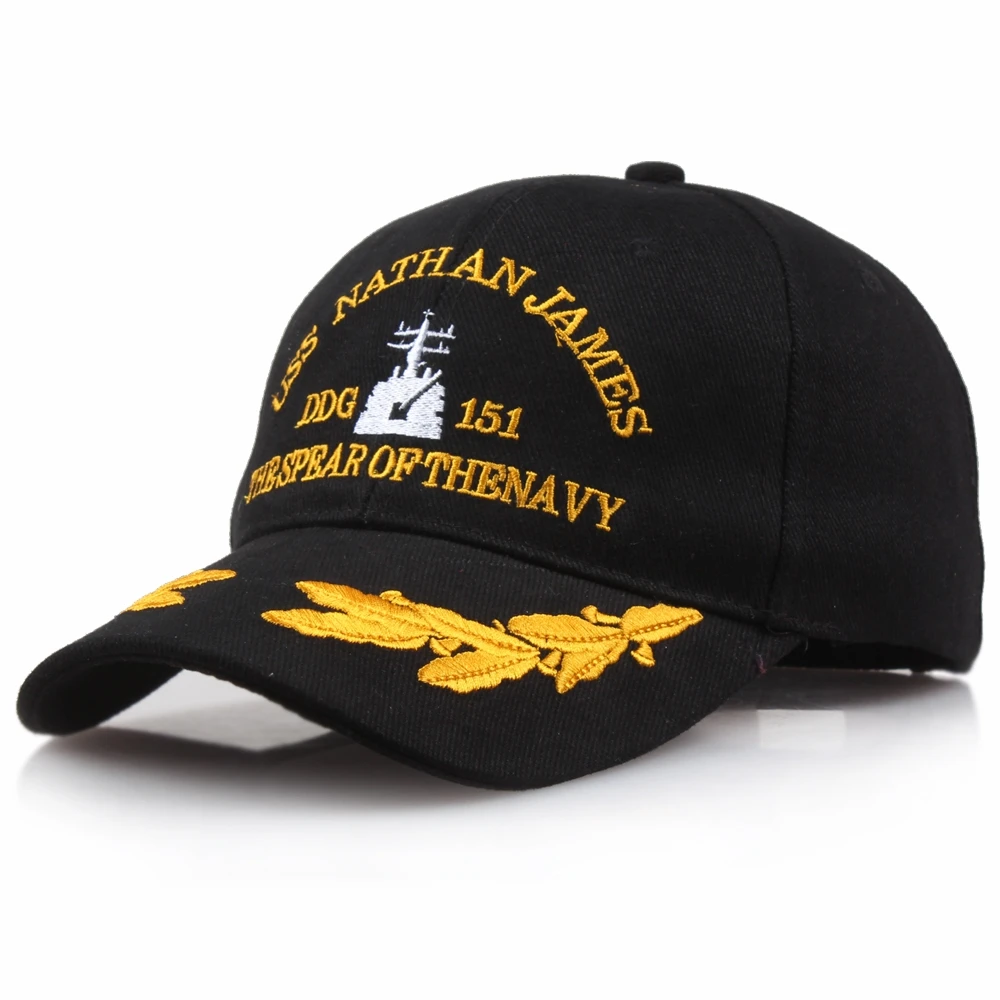 New Summer Sun Cap High Quality American U.S Caps Sailor Fashion Wearing Baseball Hat Men Women Outdoor Casual Visor Cap